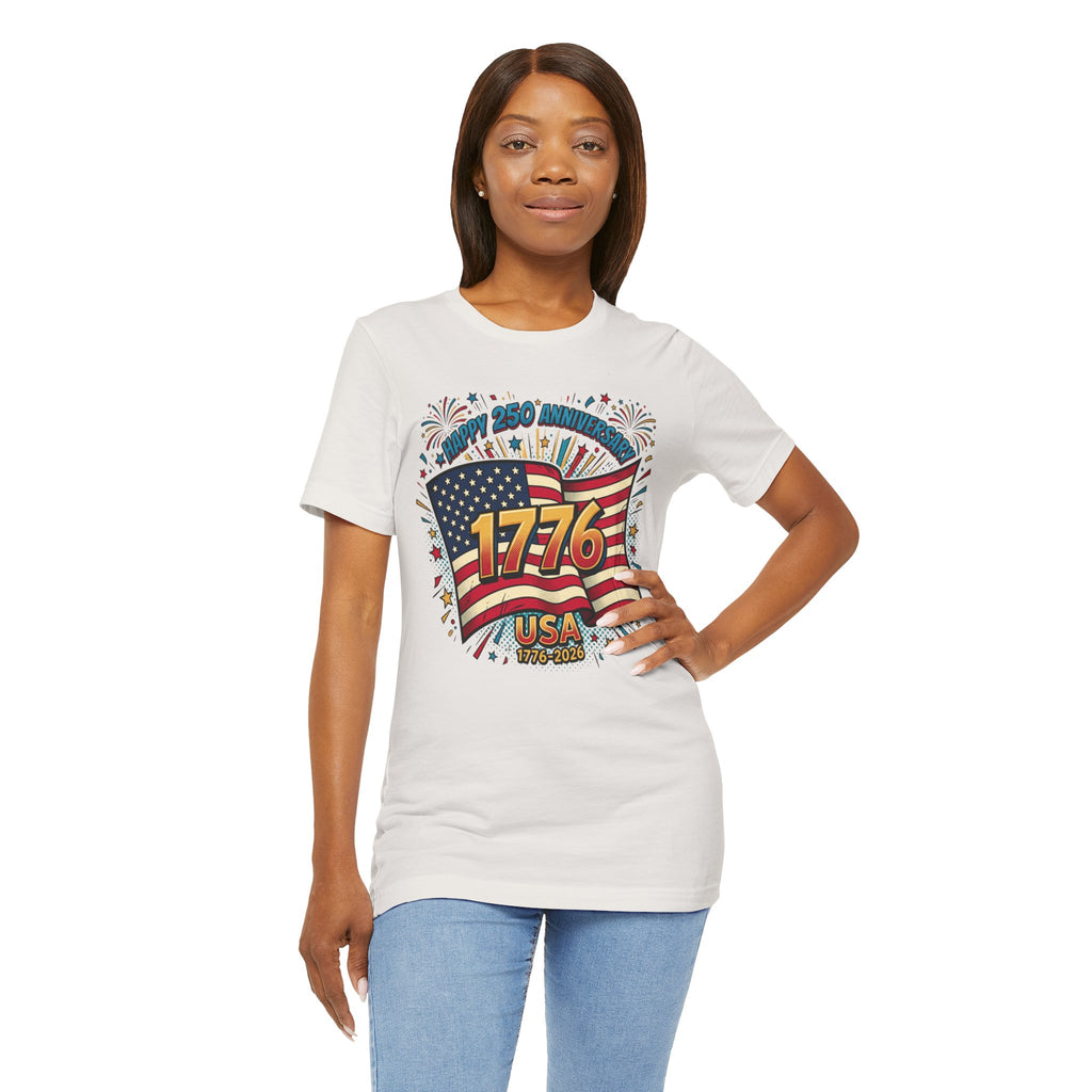 Unisex Jersey Short Sleeve Tee/ 1776/250/ Anniversary