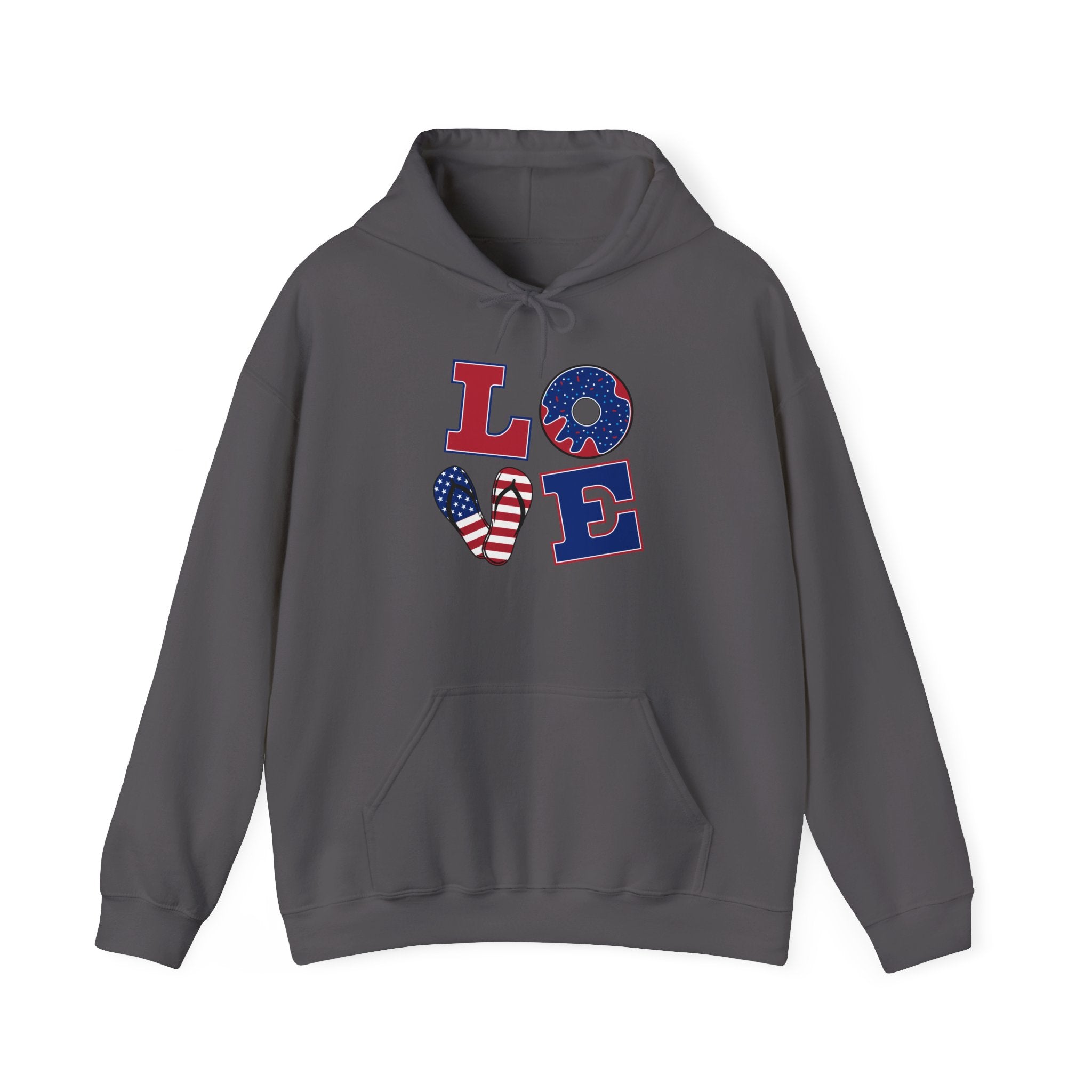 Unisex Heavy Blend™ Hooded Sweatshirt/ Love/USA