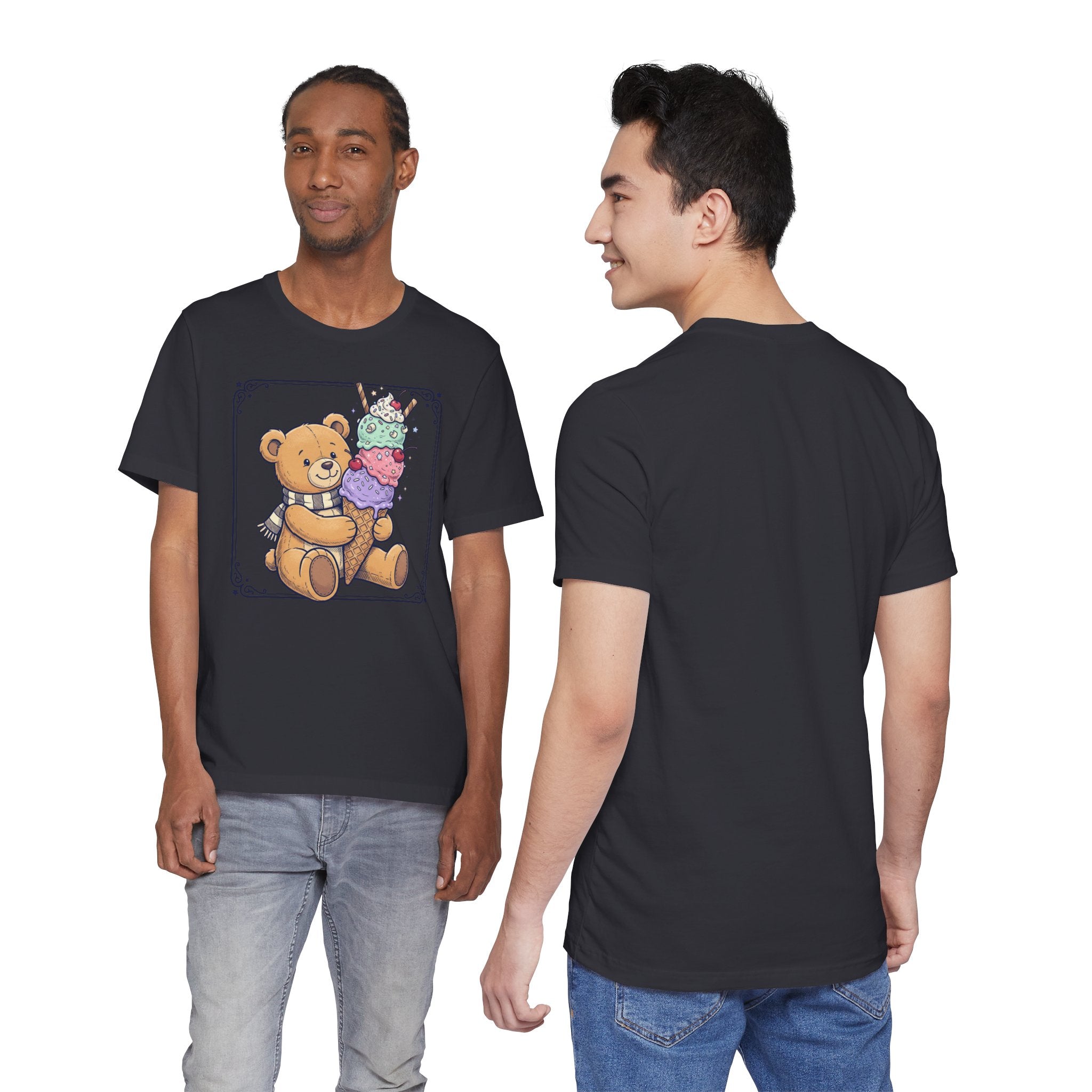 Unisex Jersey Short Sleeve Tee/Teddy/ Ice cream