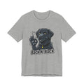 Back N' Black Black Lab Dog Tee | Labrador Illustration, Funny Paw OK Design