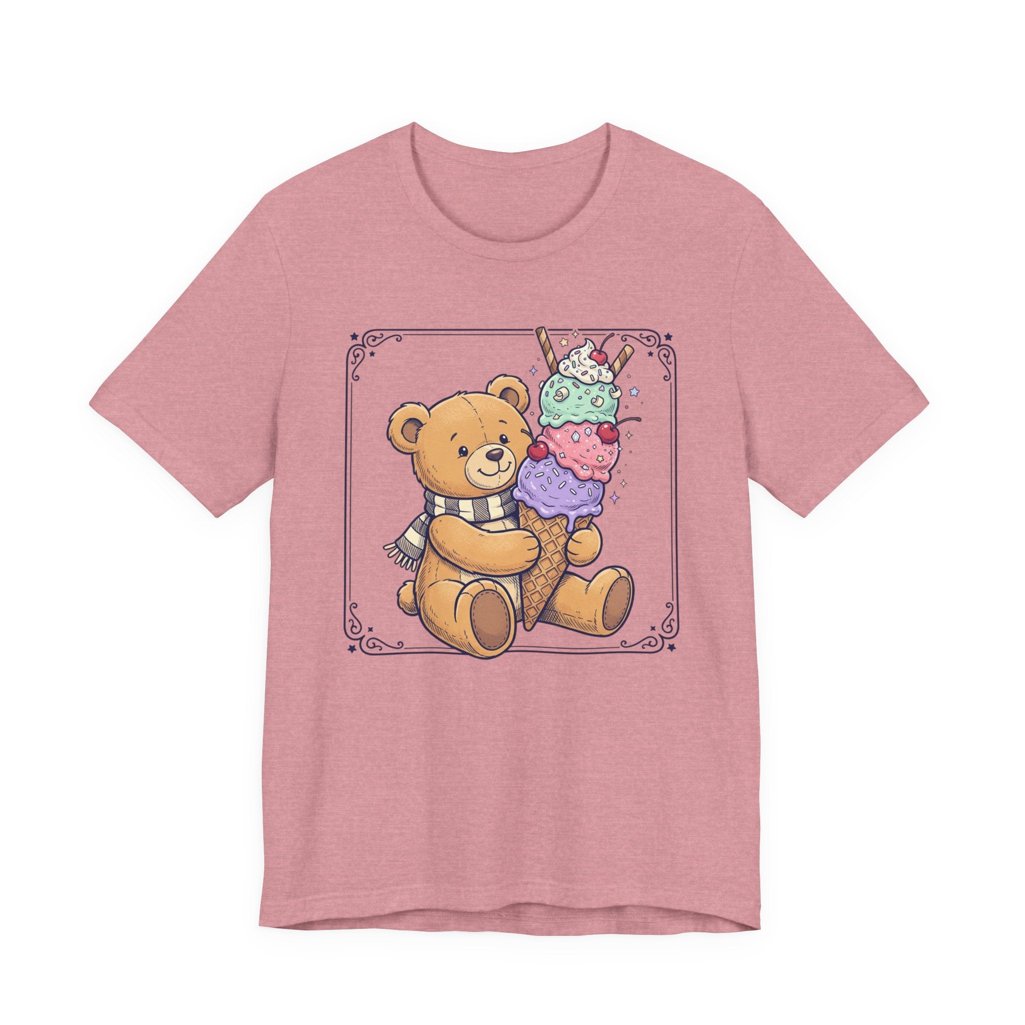 Unisex Jersey Short Sleeve Tee/Teddy/ Ice cream