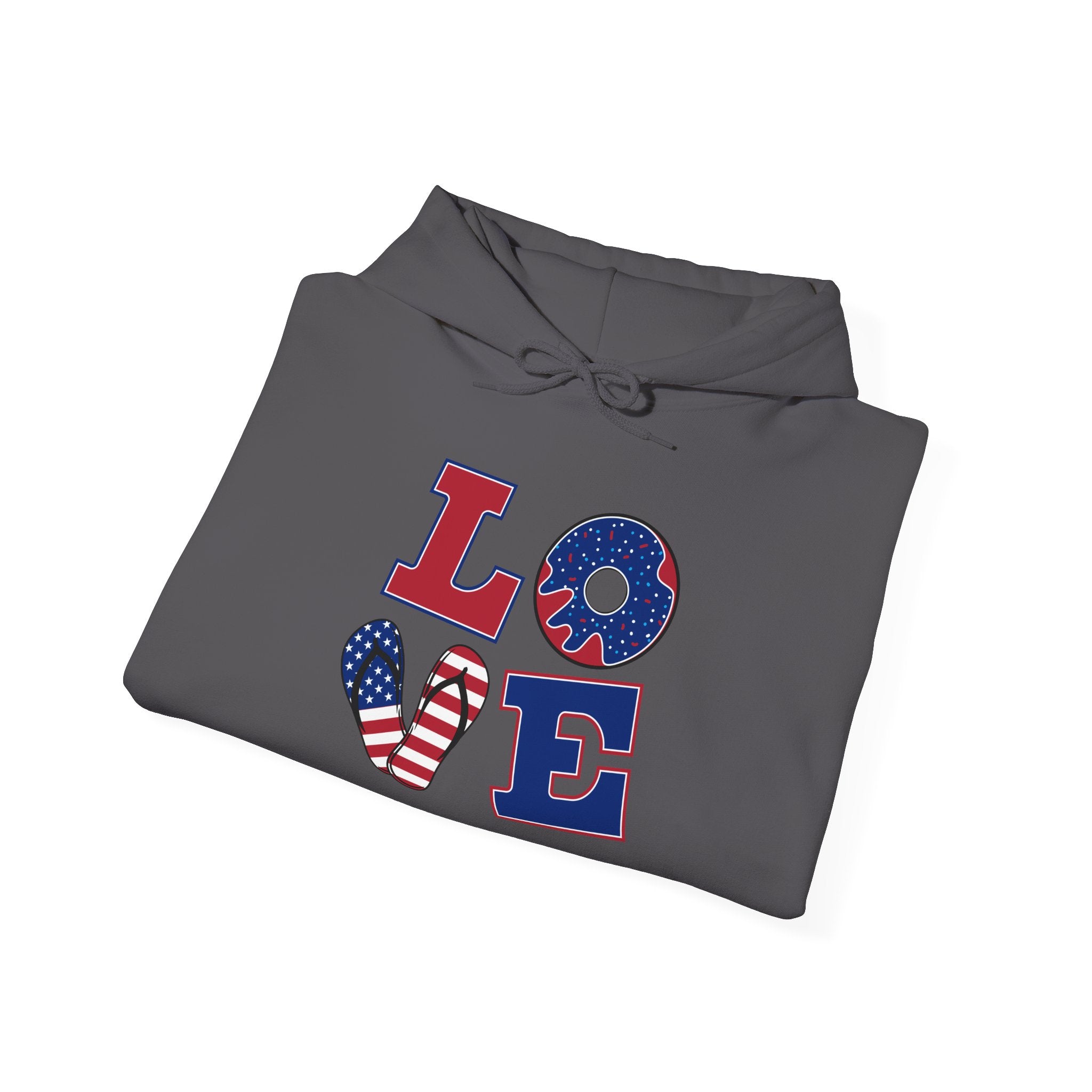 Unisex Heavy Blend™ Hooded Sweatshirt/ Love/USA
