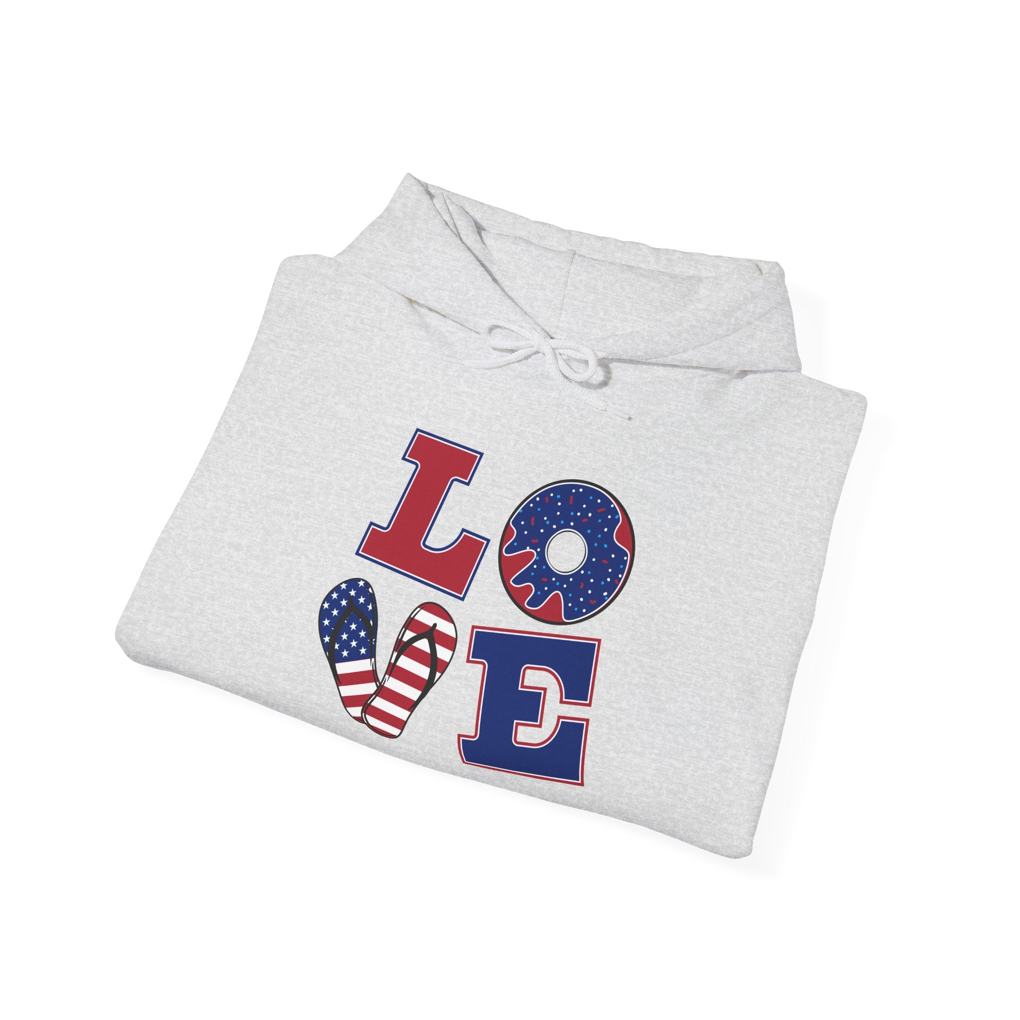 Unisex Heavy Blend™ Hooded Sweatshirt/ Love/USA