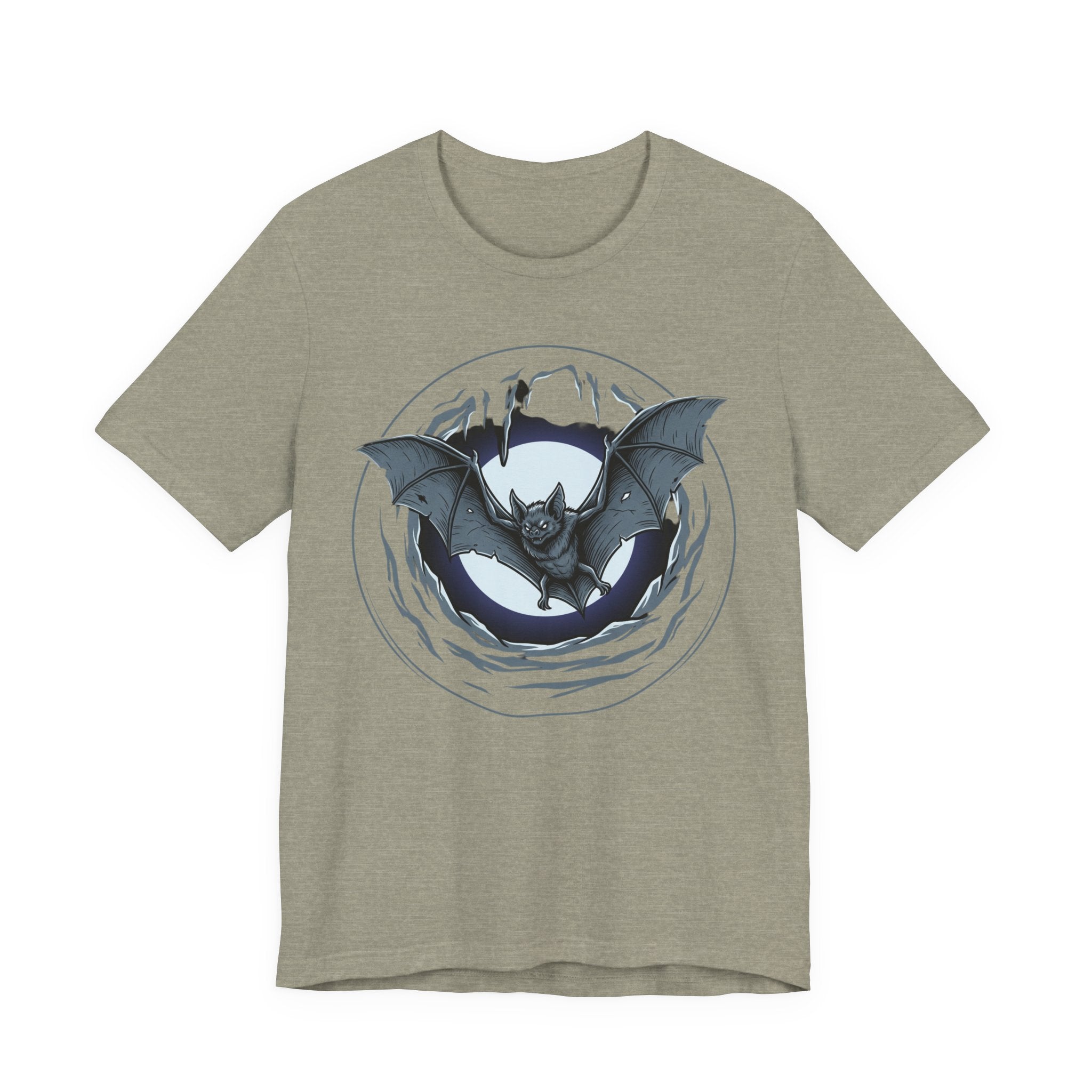 Unisex Jersey Short Sleeve Tee/ bat in a moon shine