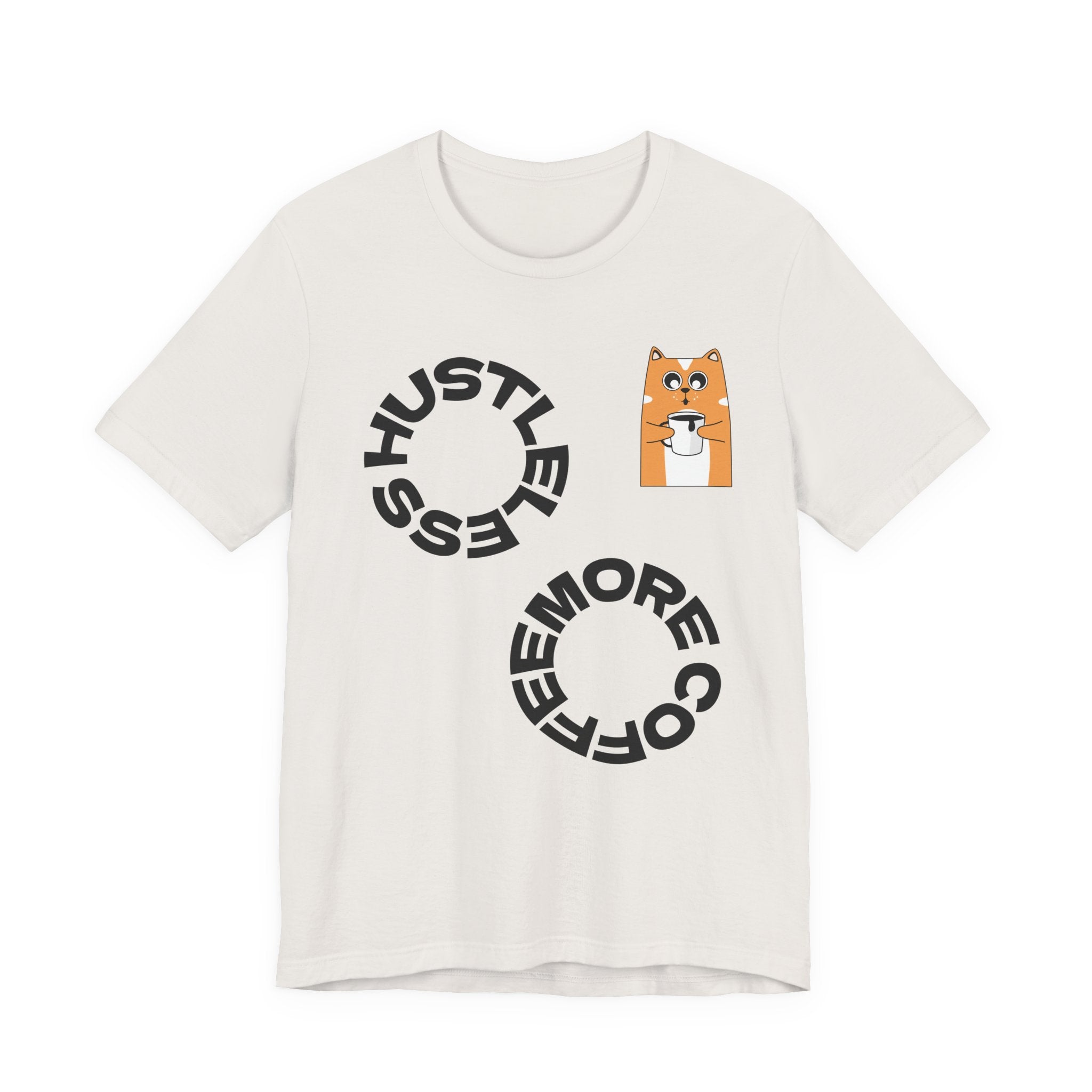 Coffee Hustle Circle, Shiba Inu Pocket Tee