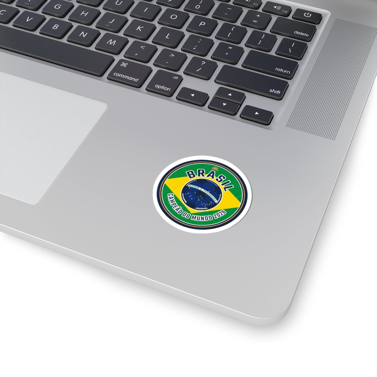 Brazil Flag Crest Sticker | Soccer Championship, Country Pride 2026